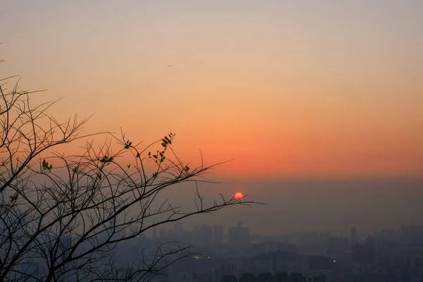 Amazing sunrise at the Maclehose Trail hong kong