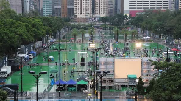 4 de junio de 2019: Vigilia con velas en Victoria Park — Vídeos de Stock