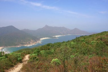 Açık havada Hong Kong Sai Wan plaj