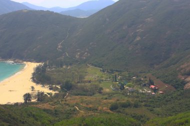 Çin 'in küresel Geopark. Sai Kung bölgesi,