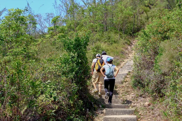 Reservatório de alta ilha de Dolosse em sai kung — Fotografia de Stock