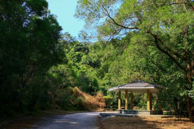 9 Şubat 2009 akşam parkı. Gün batımında park et.