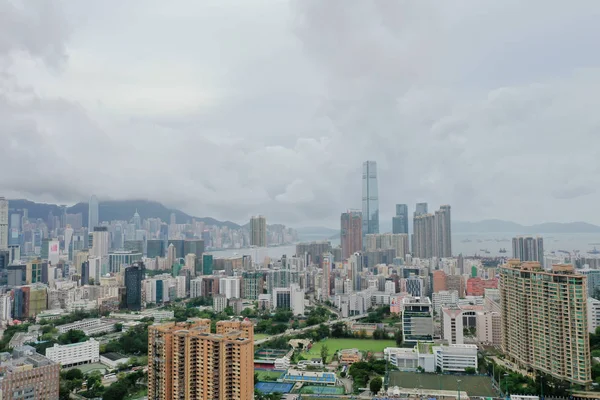 Június 23 2019 Ho ember ón kilátás Kowloon — Stock Fotó