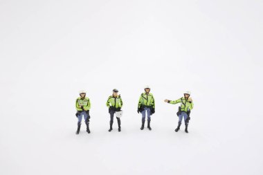 bir ölçek polis figürü. 7 Temmuz 2019