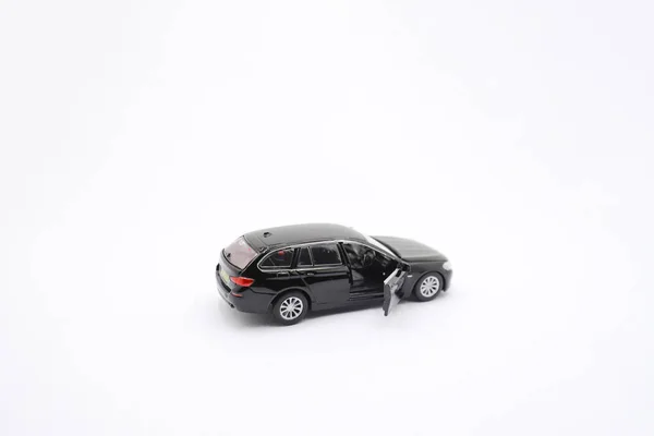 Una escala de un coche de juguete figura — Foto de Stock