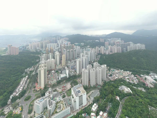 14 Julho 2019 Cidade da paisagem de Tseung Kwan O — Fotografia de Stock