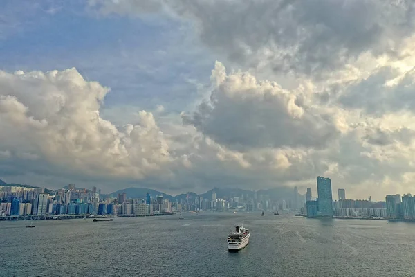 13 Temmuz 2019 Hong Kong Adası ve Kowloon — Stok fotoğraf