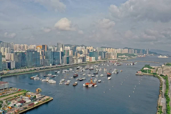 stock image 13 July 2019 kwun tong Typhoon Shelter 