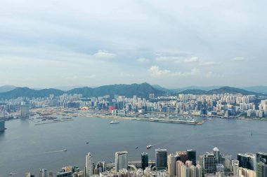 Skyline ve Victoria Harbour 27 Temmuz 2019