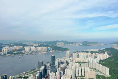 Skyline ve Victoria Harbour 27 Temmuz 2019