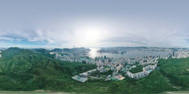 Skyline ve Victoria Harbour 27 Temmuz 2019