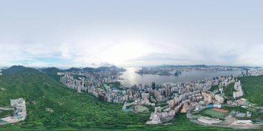 Skyline ve Victoria Harbour 27 Temmuz 2019