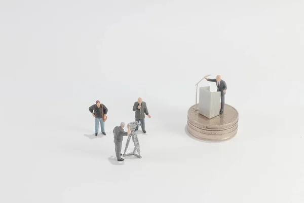 Uma figura de político e apresentador engraçado . — Fotografia de Stock