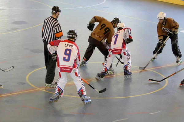 Un partido de hockey sobre césped a 2009 hk — Foto de Stock