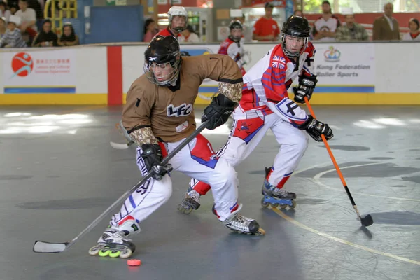 Un partido de hockey sobre césped a 2009 hk — Foto de Stock