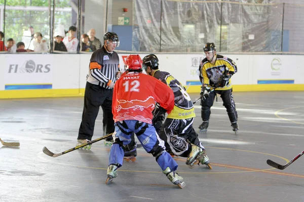 Un partido de hockey sobre césped a 2009 hk — Foto de Stock