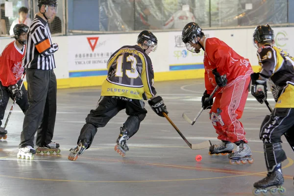 Un partido de hockey sobre césped a 2009 hk — Foto de Stock