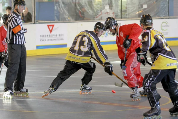 Un partido de hockey sobre césped a 2009 hk — Foto de Stock