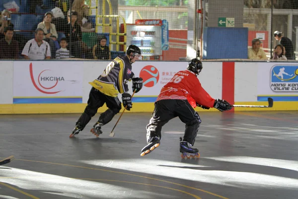 Un partido de hockey sobre césped a 2009 hk — Foto de Stock