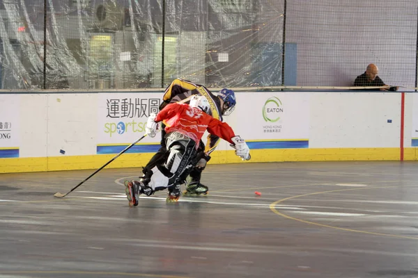 Un partido de hockey sobre césped a 2009 hk — Foto de Stock