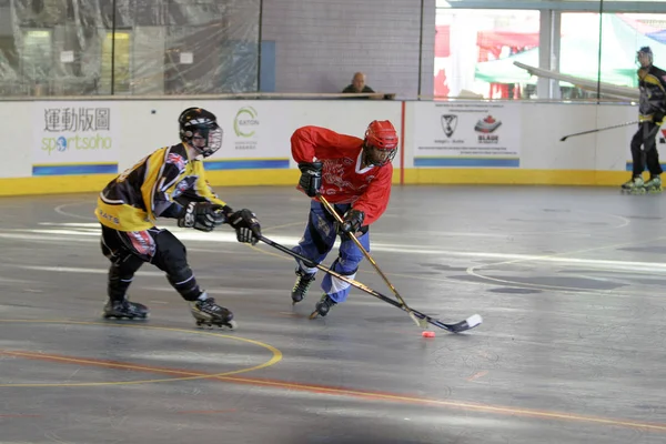 En landhockey match på 2009 hk — Stockfoto
