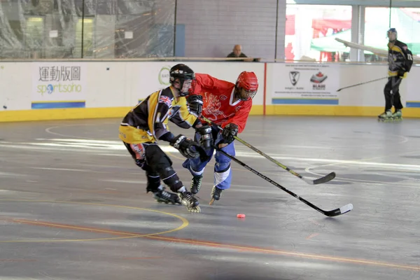 En landhockey match på 2009 hk — Stockfoto