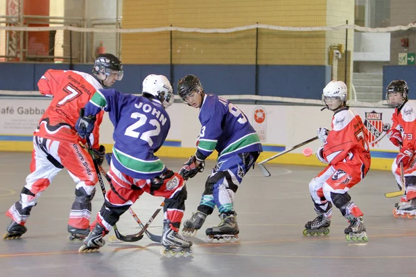 Un partido de hockey sobre césped a 2009 hk — Foto de Stock