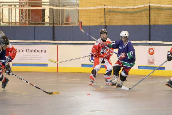 Un partido de hockey sobre césped a 2009 hk — Foto de Stock