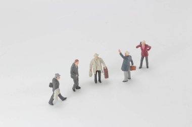 a Small Business Man Figure, marco fotoğraf