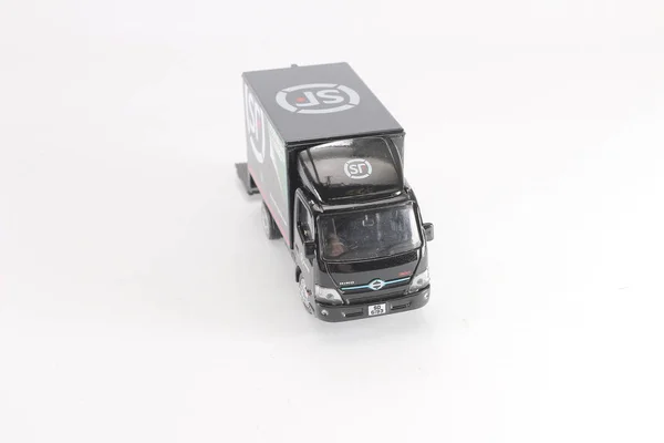 Scale truck mini on white back ground — Stock Photo, Image