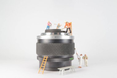 mini lens temizleyerek mini woker eğlenceli.