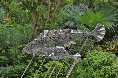 açık havada Çatı üzerinde modern bir sanat inşaatı 