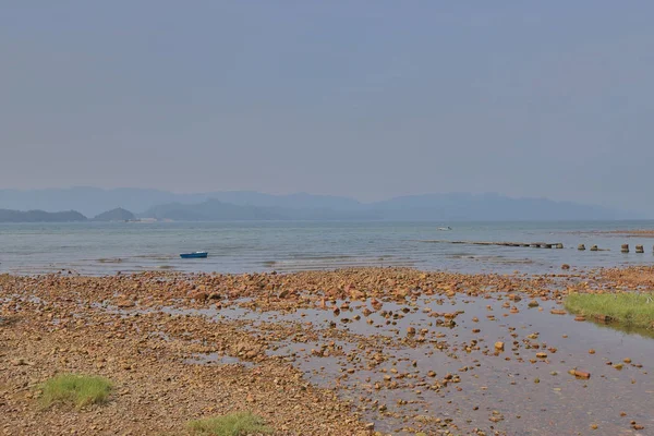 Hong Kong'daki Nai Chung Çakıl Plajı 
