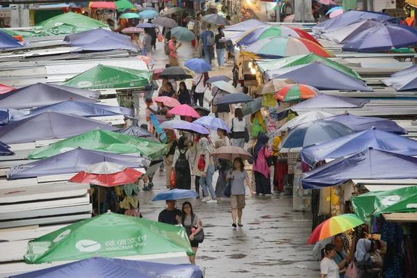 Bir Mong Kok sokak pazarı, hong kong 
