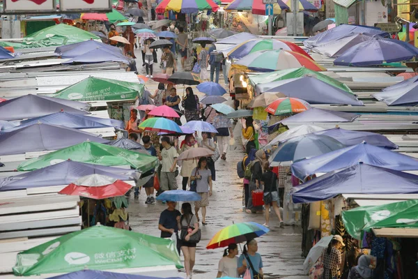 Bir Mong Kok sokak pazarı, hong kong 