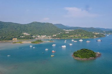 Bu Sai Kung Adası hakkında. Sha Ha Hong Kong'da