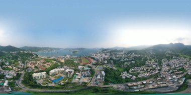 Sai Kung köyü, Hong Kong gökten