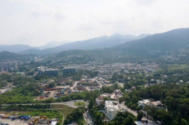 Sai Kung havadan görünümü, Hong Kong gökyüzünden