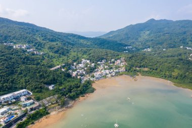 Sai Kung havadan görünümü, Hong Kong gökyüzünden