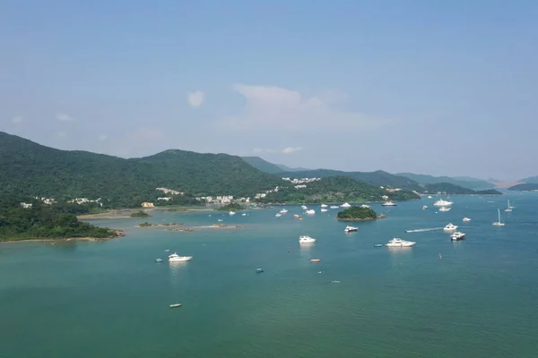 Dette handler om øya i Sai Kung. Hongkong – stockfoto