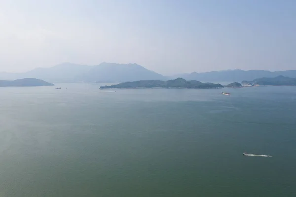 Plover Cove Reservoir w Hong Kongu — Zdjęcie stockowe