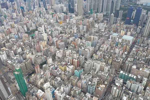 Widok z góry Sham Shui po, Hong Kong 14 wrz 2019 — Zdjęcie stockowe