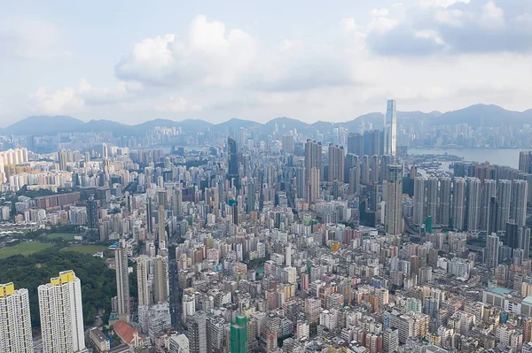 香港花园山深水埔区景观 — 图库照片