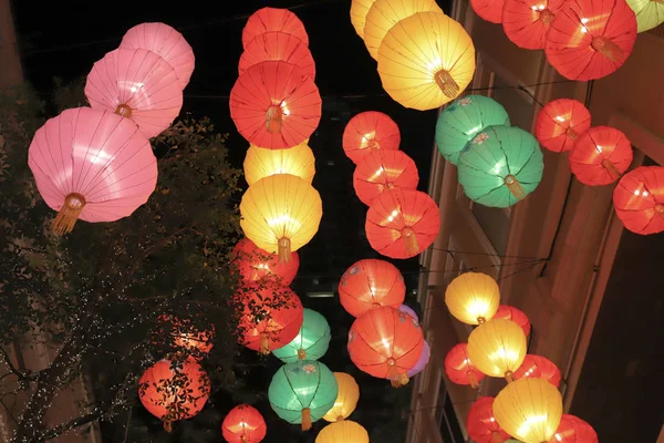 Hong Kong'da. Lee Tung Avenue wan chai'de, 23 Eylül 2019 — Stok fotoğraf