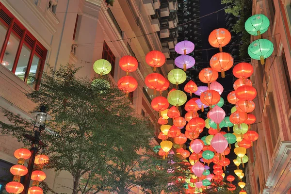 Hong Kong. Lee Tung Avenue at wan chai, 23 Sept 2019 — Stock Photo, Image