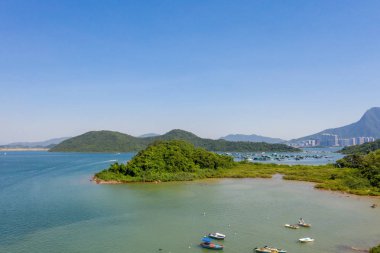 Ma Shi Chau Doğa Trail özel bir alan kaya formatı korumak