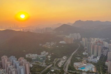 Hang Hau semtinde gün batımı, hk 21 Eylül 2019