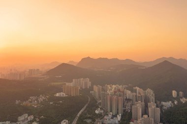 Hang Hau semtinde gün batımı, hk 21 Eylül 2019