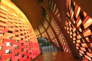 20 Eylül 2019 Hong K Orta Sonbahar Festivali'nde turuncu fener