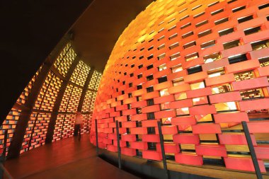 20 Eylül 2019 Hong K Orta Sonbahar Festivali'nde turuncu fener